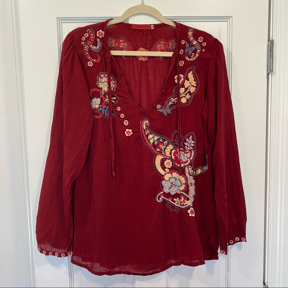 Johnny Was Embroidered Tunic